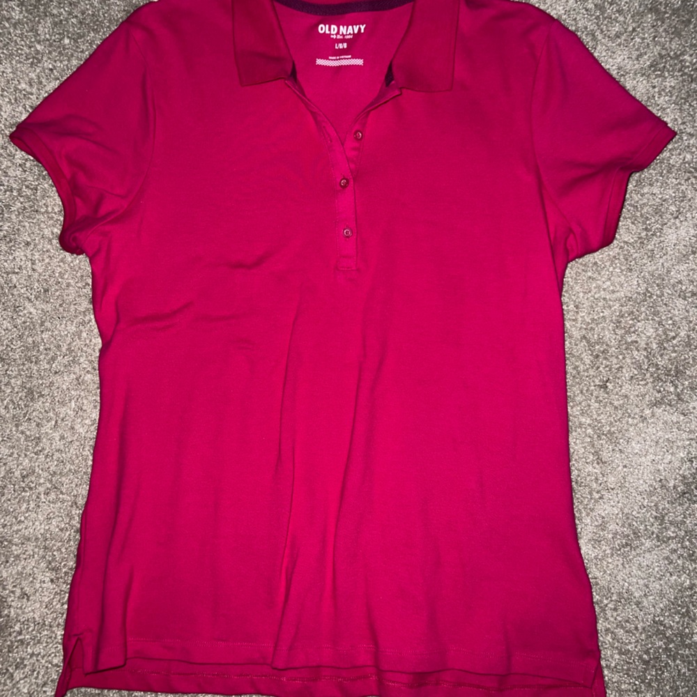 Old Navy Fuchsia Polo Shirt